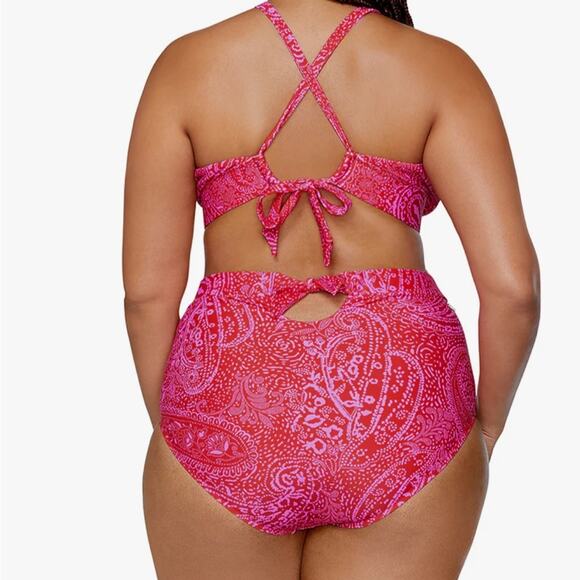 Raisins Curve Women's Las Virgenes Island Plus Size Bikini top and bottom - Picture 2 of 10